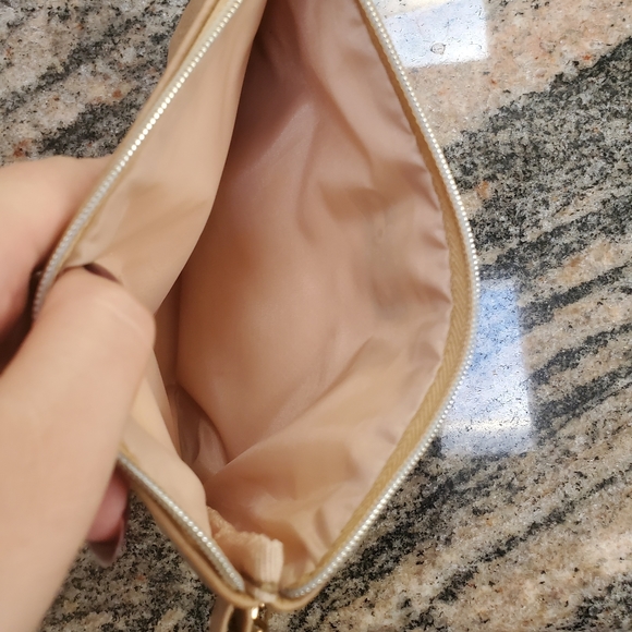 Eminence Vegan Leather Wristlet/Makeup Bag - Picture 3 of 5